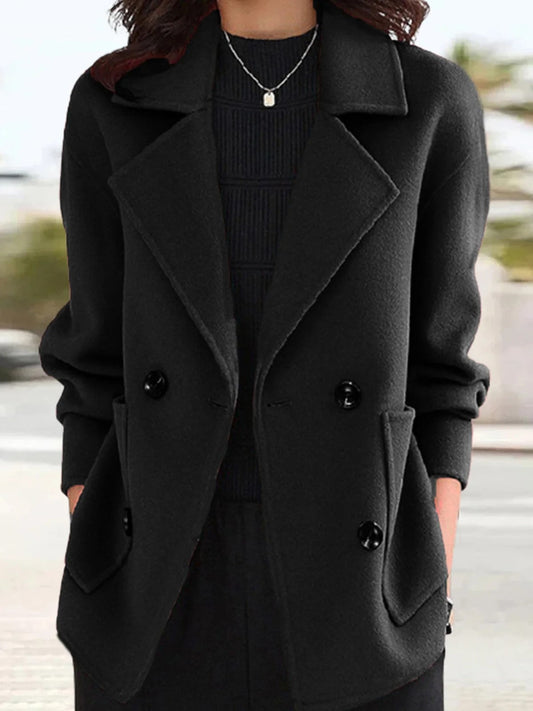 Emy® | Cappotto ampio e alla moda con colletto semplice