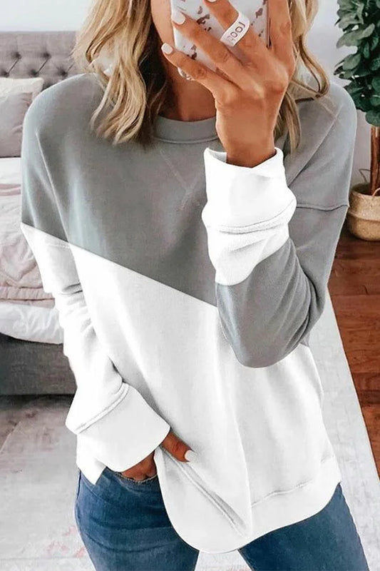 Thalia® | Elegante maglione a contrasto di colore