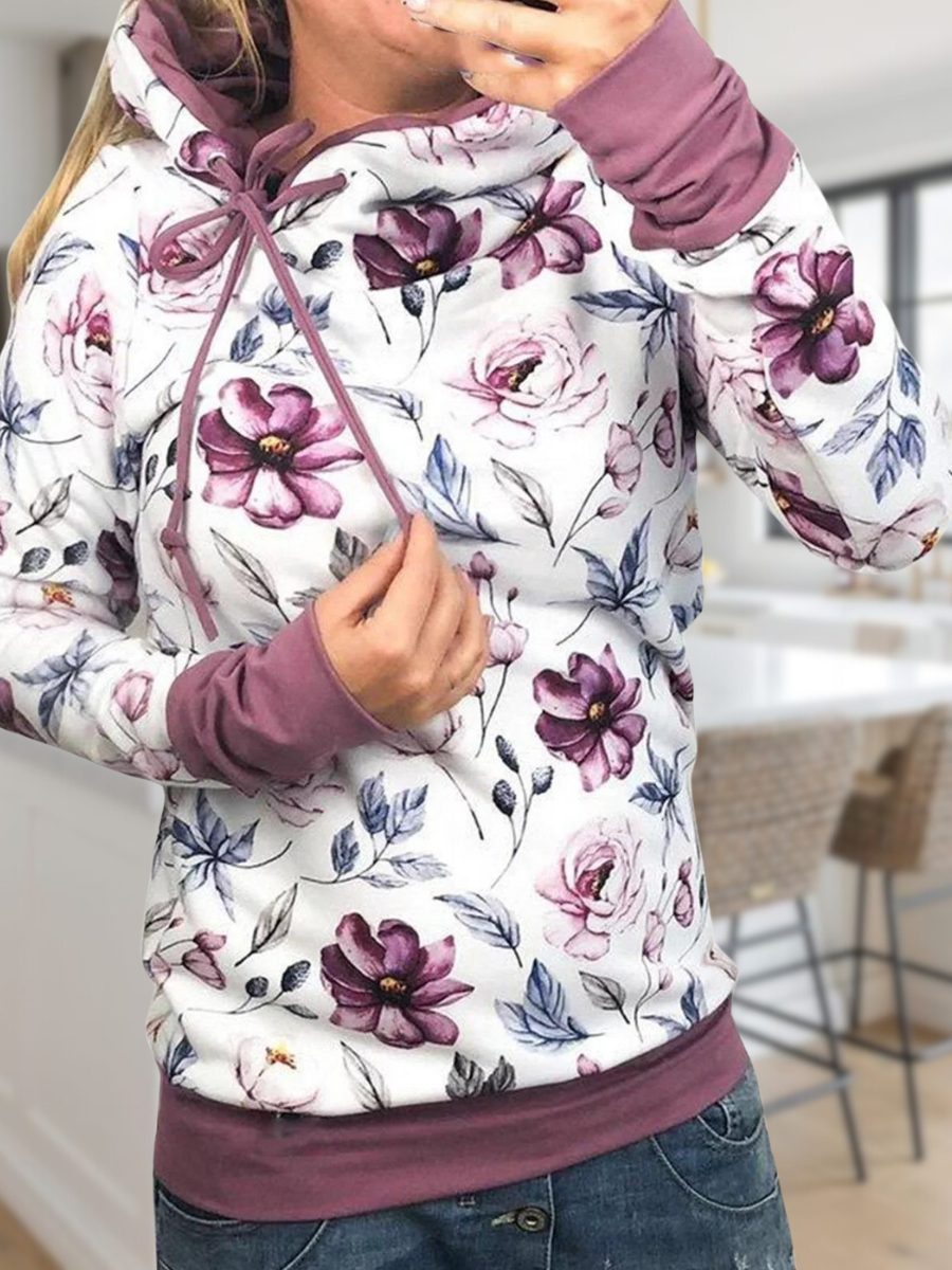 Ursula® | Elegante maglione floreale viola