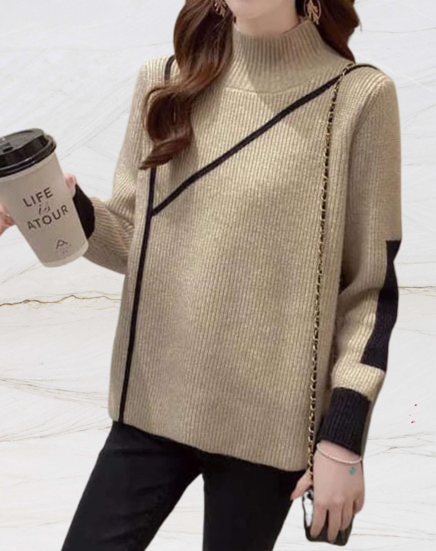 Aubree | Pullover invernale elegante e sartoriale