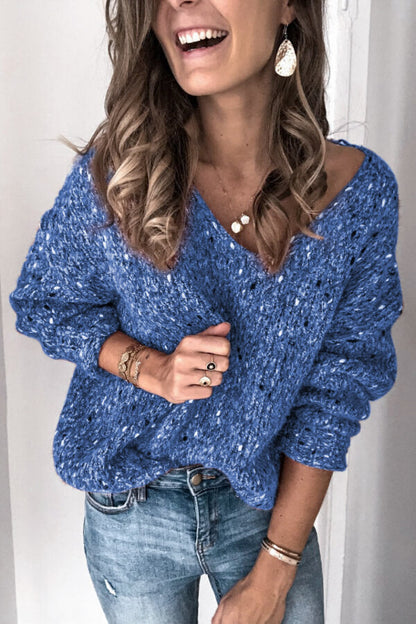 Maglione Indigo | Senza sforzo e di tendenza