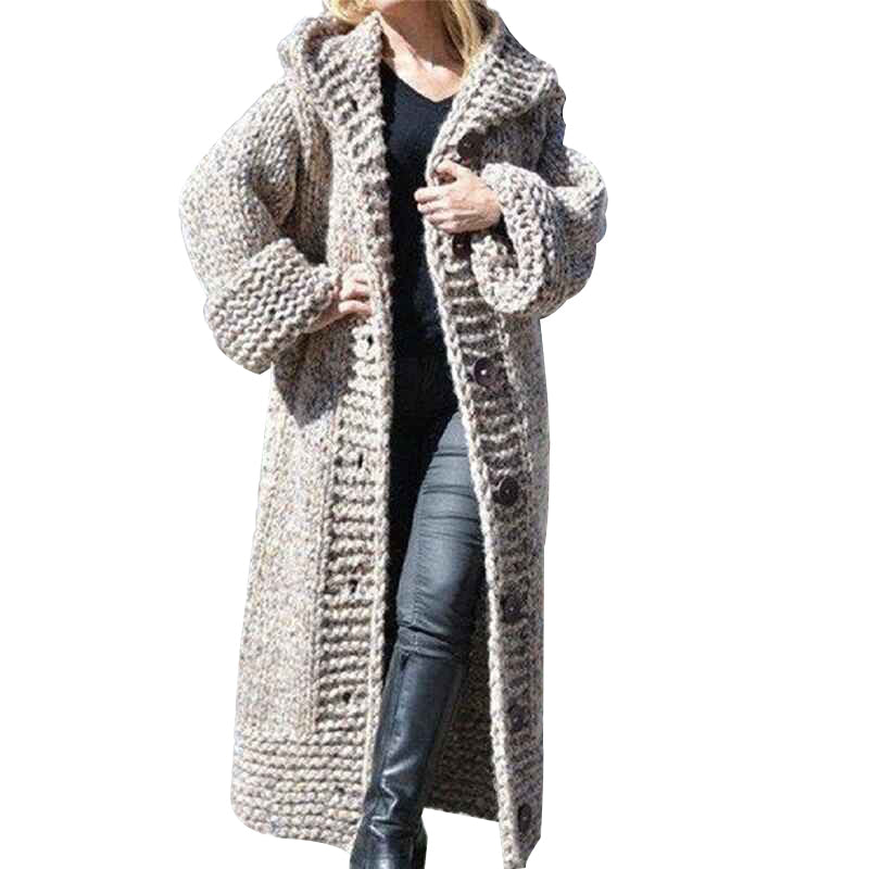 Black-Womens-Cable-Knit-Long-Sleeve-Sweater-Cardigan-Open-Front-Long-Cardigans-Hooded-Casual-Outwear-K006