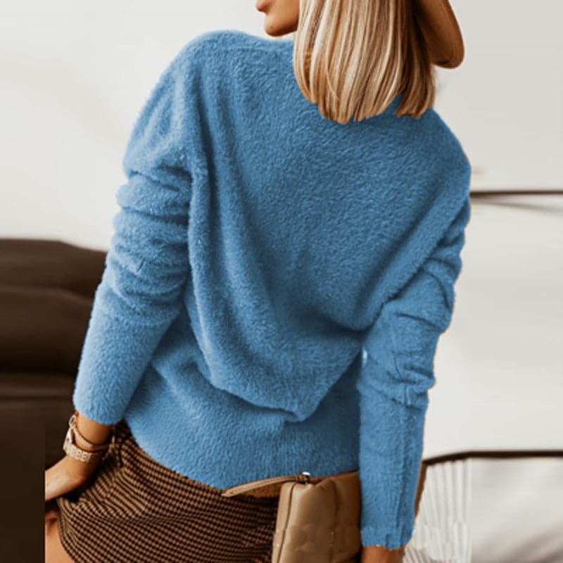 Cyan | Pullover invernale elegante e raffinato