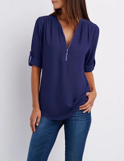 Chloe® | Camicia generale senza sforzo e di tendenza