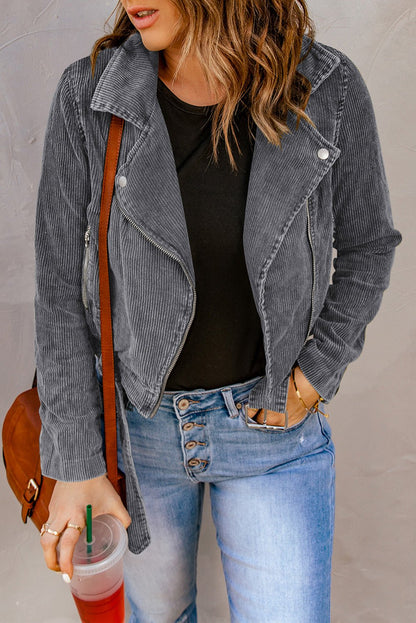 Corduroy Crop Jacket - Global Village Kailua Boutique