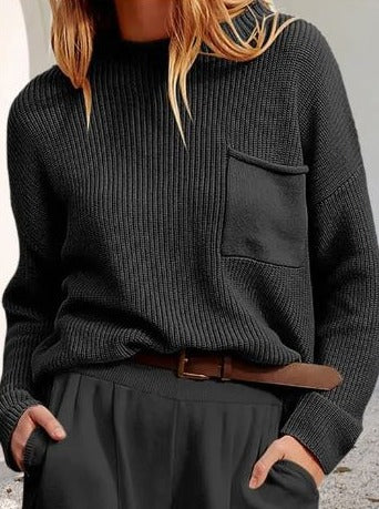 Bianca | Pullover invernale alla moda e minimalista